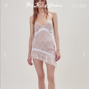 NWT For Love & Lemons Bright Lights Lace Dress